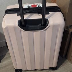 Pink Hard Case Travel Suitcase Roller