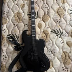 Harley Benton JA Baritone Guitar w Alumnitone Pickup Mod