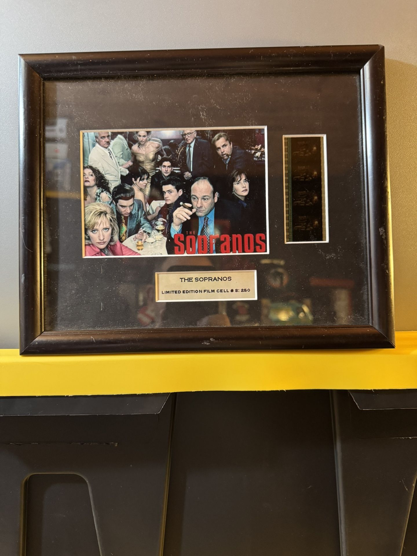 Sopranos Film Cell Framed 