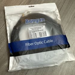 20 Meters OM3 Fiber LC to LC Outdoor Armored Fiber Optic Cable, 10GB/Gigabit Multimode Fiber Patch Cable Duplex 50/125