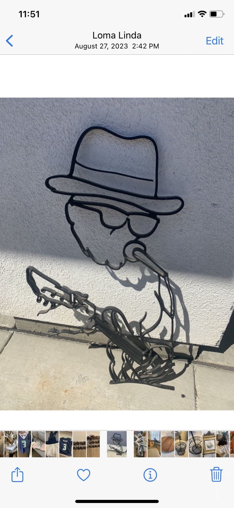 Metal Man Saxophone Player