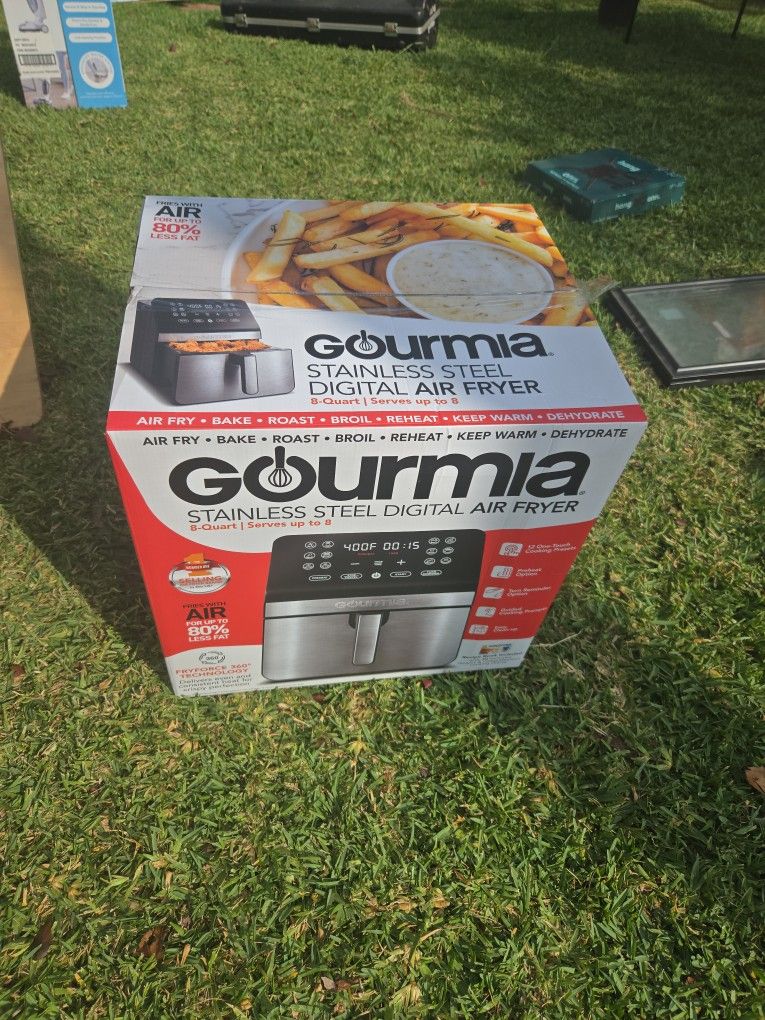 Freidora de Aire Gourmia 8QT Nueva