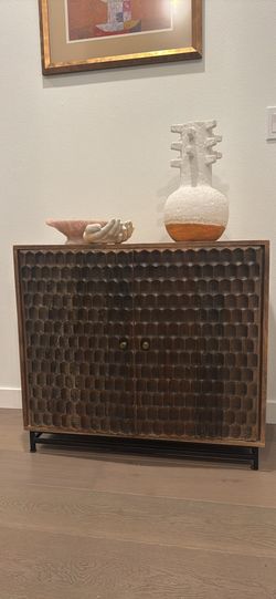 Modern Walnut Console