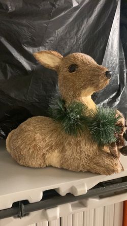 Beautiful deer Christmas decor