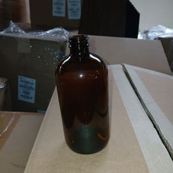 AMBER GLASS BOTTLES 