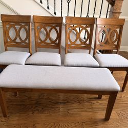 Dining Chairs With Bench 