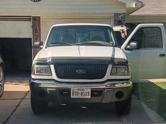 2002 Ford Ranger 4x4. It has a fault code (P071), but it runs well when cold. It is in very good condition overall. I removed the 4x4 drive shaft beca
