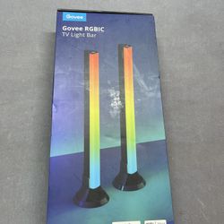 Govee RGBIC Light Bars, 15 Inches WiFi TV Backlight Suitable for 45-70 inch TVs