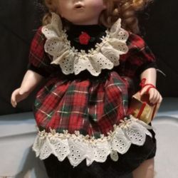 Heritage Collection 16" Carissa Christmas Doll Only Sits