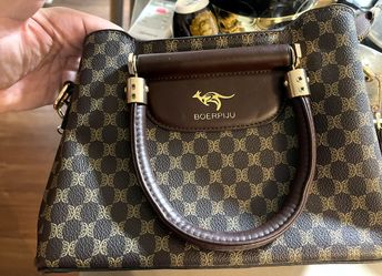 BOERPUU Brown Monogram Tote + Strap