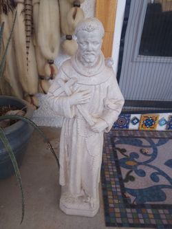 Cast Stone Cement St Francis Statue