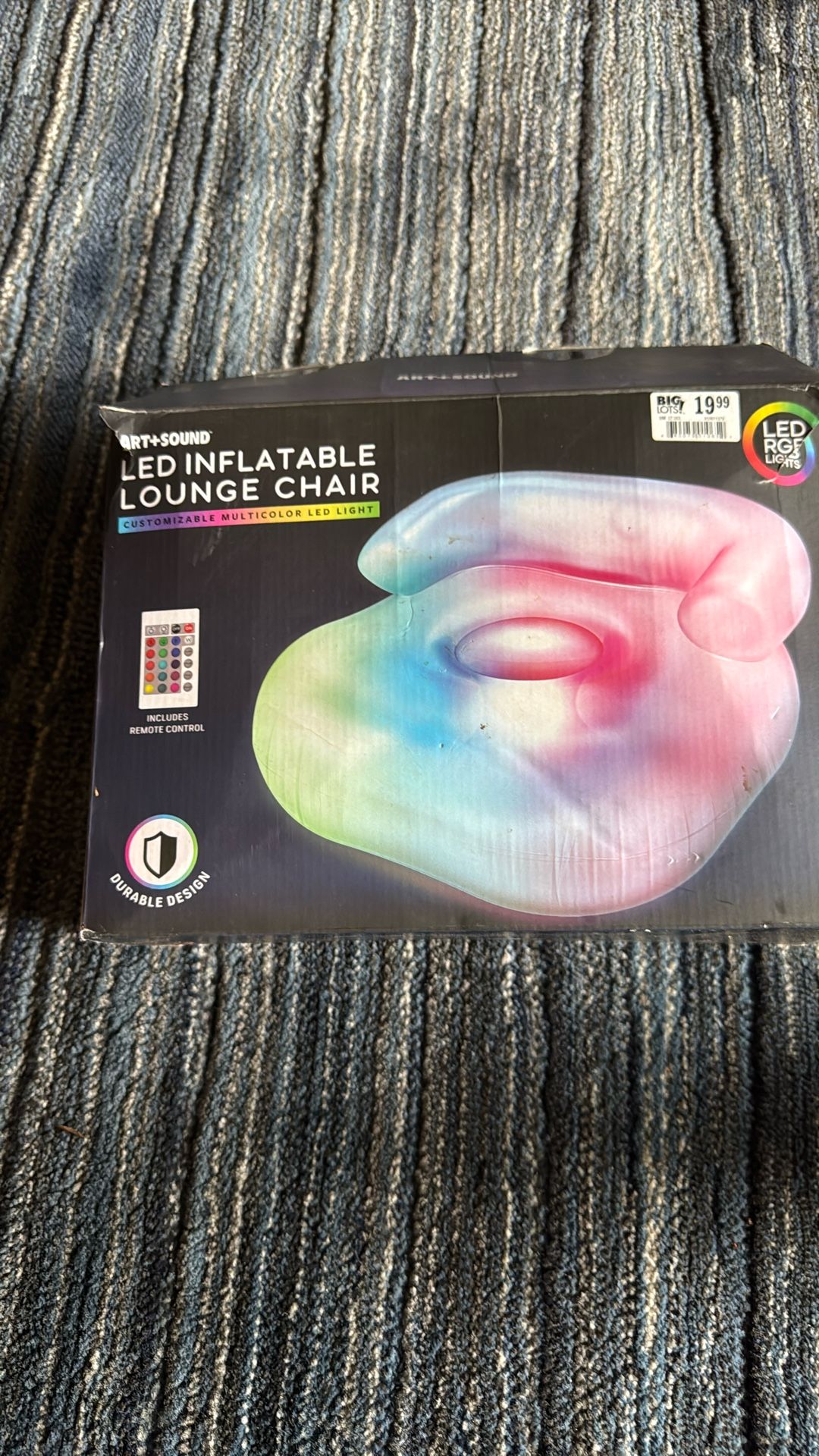 LED INFLATABLE  LOUNGE CHAIR 
