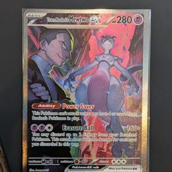 Team Rocket Mewtwo EX 231 Destined Rivals