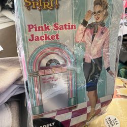 Womens Pink Ladies Jacket - Grease Costume 