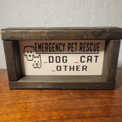 Wooden Pet Sign