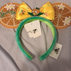 Disney Orange Ears With The Bird