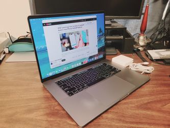 16in Apple MacBook Pro Laptop, Touchbar, Radeon Pro, Newest MacOS