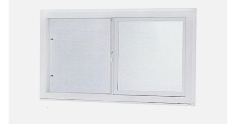 Tafco 32in X 14in Left-hand Single Sliding Vinyl Window Pane Insulated