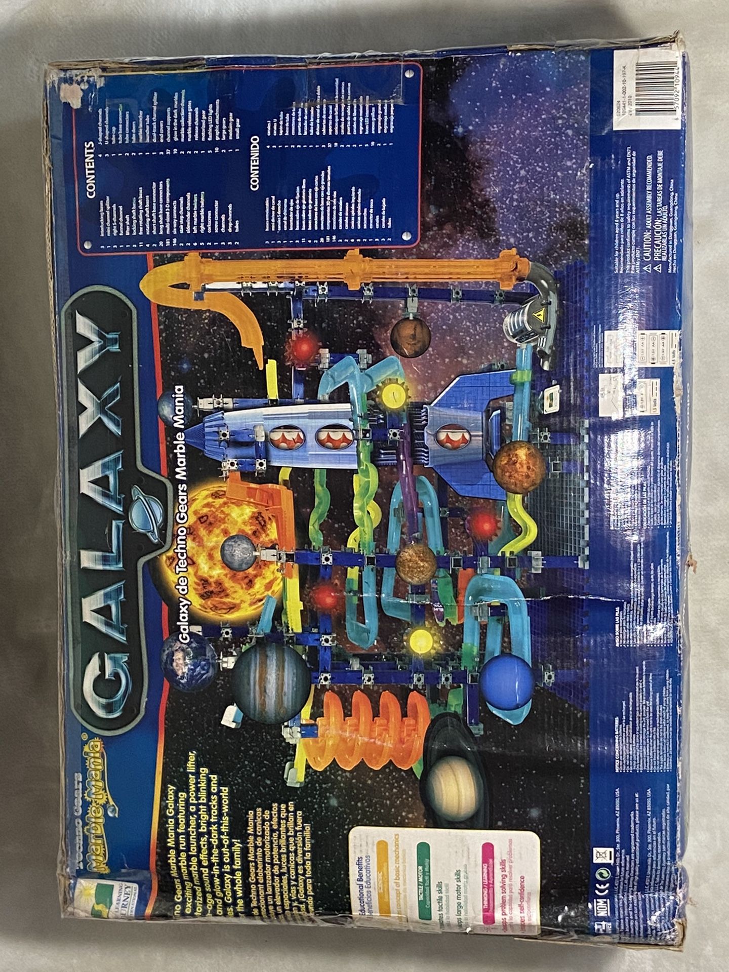 The Learning Journey Techno Gears Marble Mania Galaxy 480 pieces 