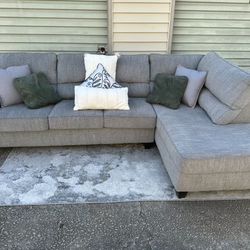 L Shape grey sectional (Delivery Available!)