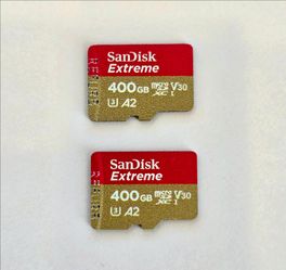 SanDisk 400GB Extreme MicroSd Cards