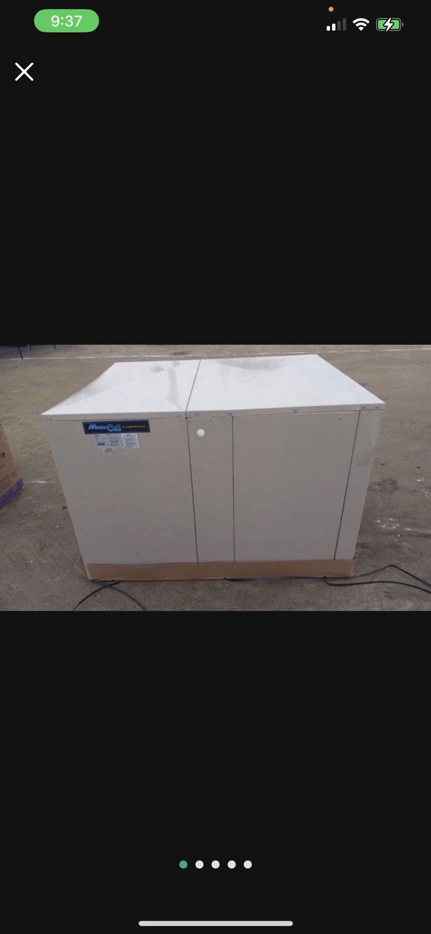 MasterCool 7000 CFM 2 Speed Down Draft Roof 12 in. Media