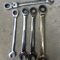Ratcheting Wrenches Metric
