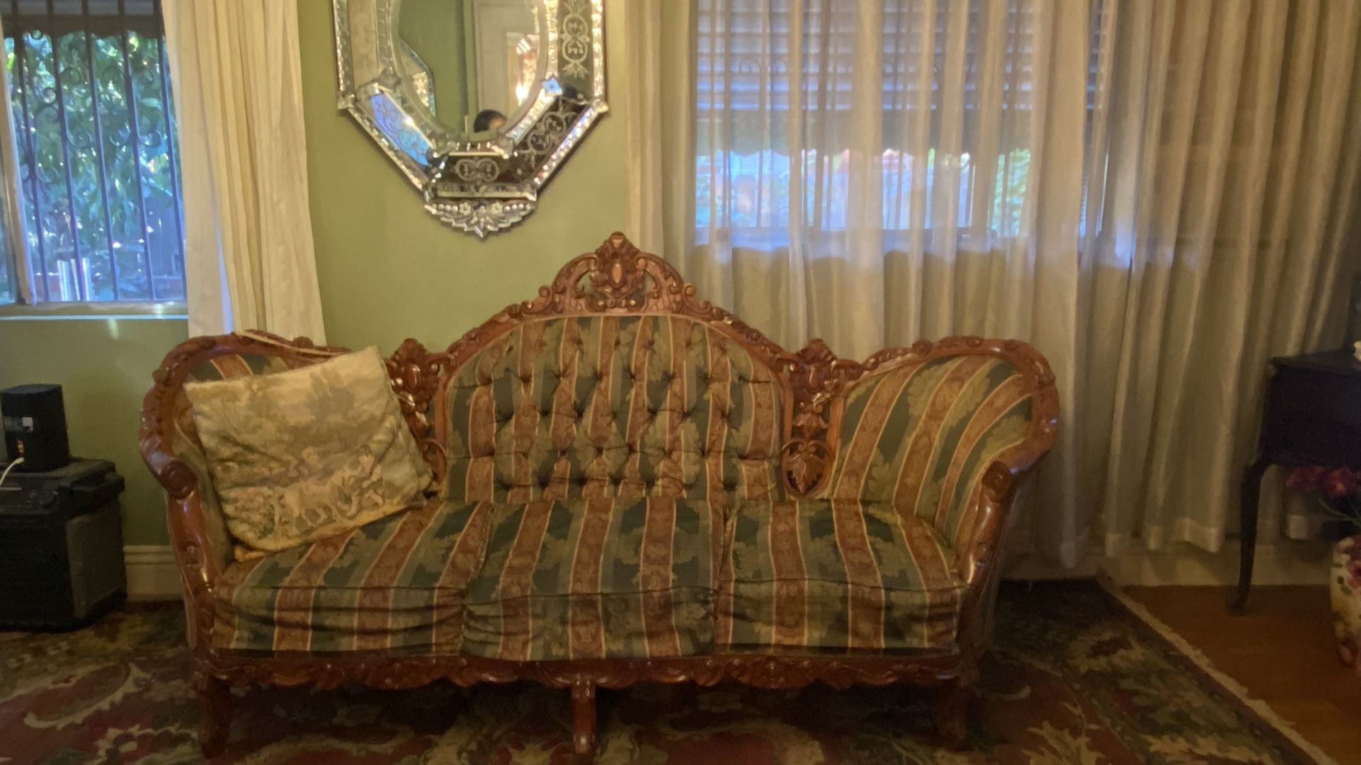 Solid Wood Couch An