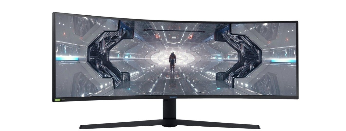 Samsung Odyssey G9 49-inch Curved 1440P Dual QHD 240Hz 1ms QLED Gaming Monitor with DisplayPort, HDMI, USB Hub - (C49G97TSSN)