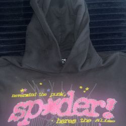Spider Hoodie Size Small Fits Good 