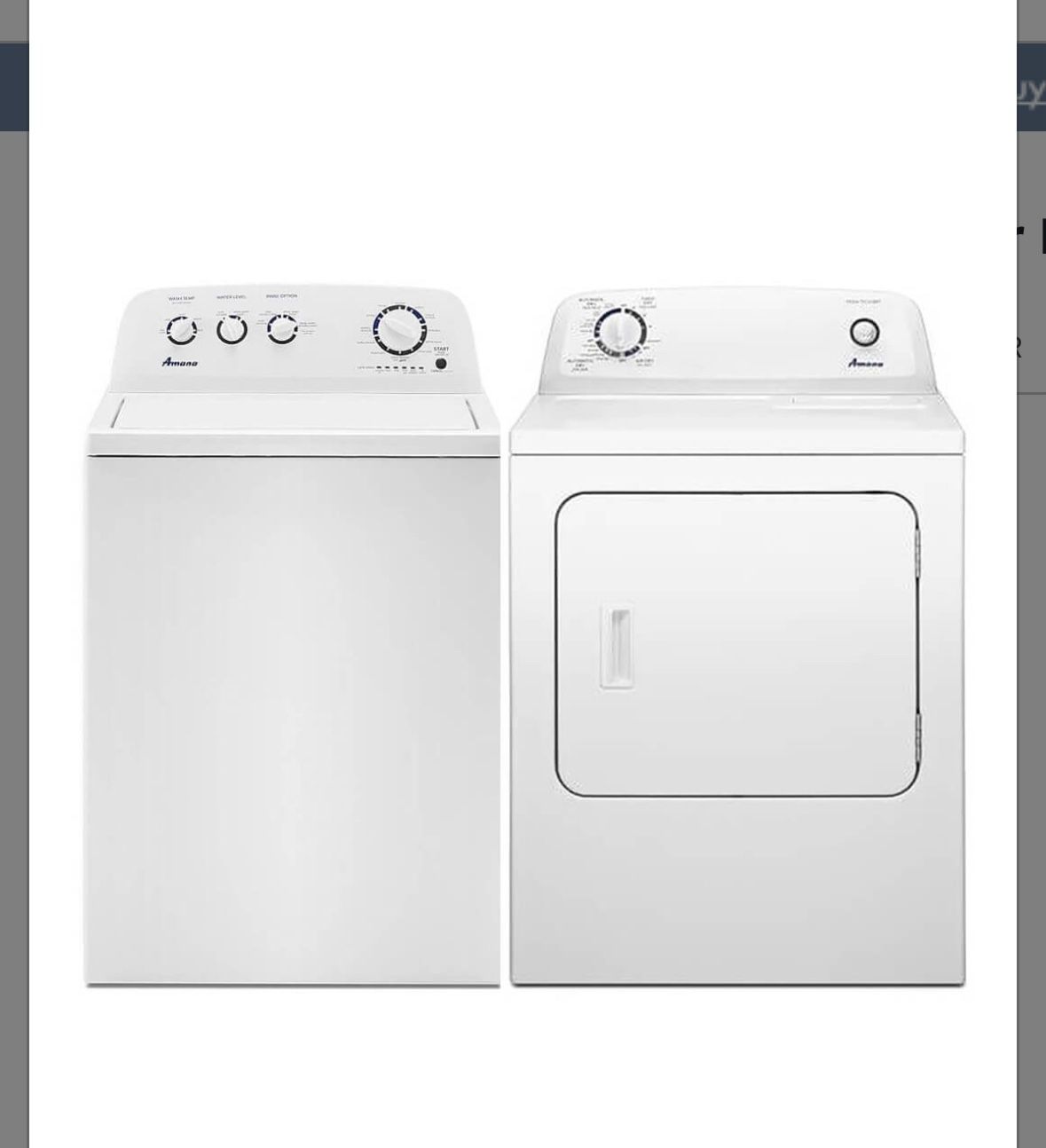 Like New White Conservator Washer And Dryer
