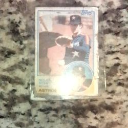 Nolan Ryan 1982 Houston Astro Baseball Card 