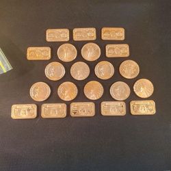 COPPER BARS AND ROUNDS