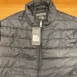 True religion black jacket L 