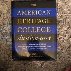 American Heritage College Dictionary - Third Ed