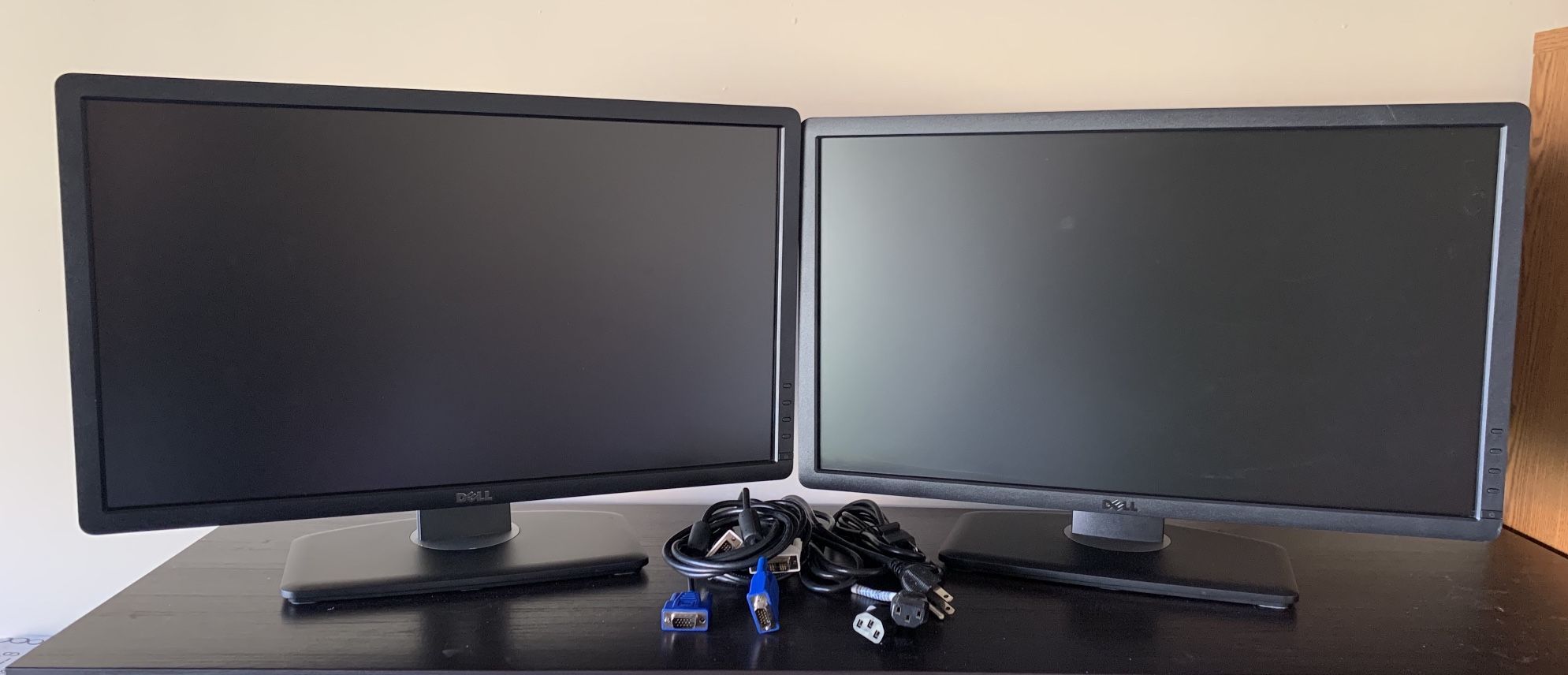 Matched pair of Dell Monitor P2312Ht 23" Display