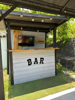 Pergola Wood Bar 
