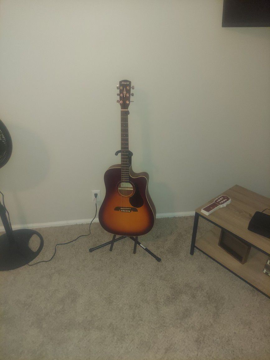 Alvarez Electric Acoustic With Stand