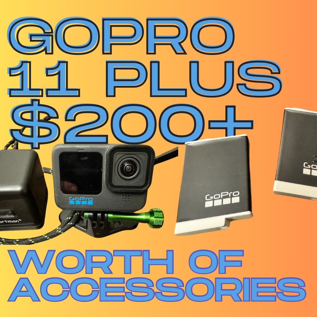 Go Pro hero 11 With Over $200 Worth Of Accessories 