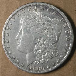 $1 1880-CC Morgan Silver Dollar VF Detail Carson City Mint AvenueCoin
