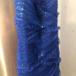 Vestido  Para Fiesta Color Azul 