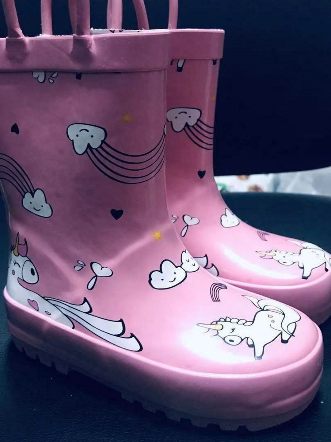 Storm Kidz Rain Boots Girls UNICORN Print Toddler to Big Kid Brand New