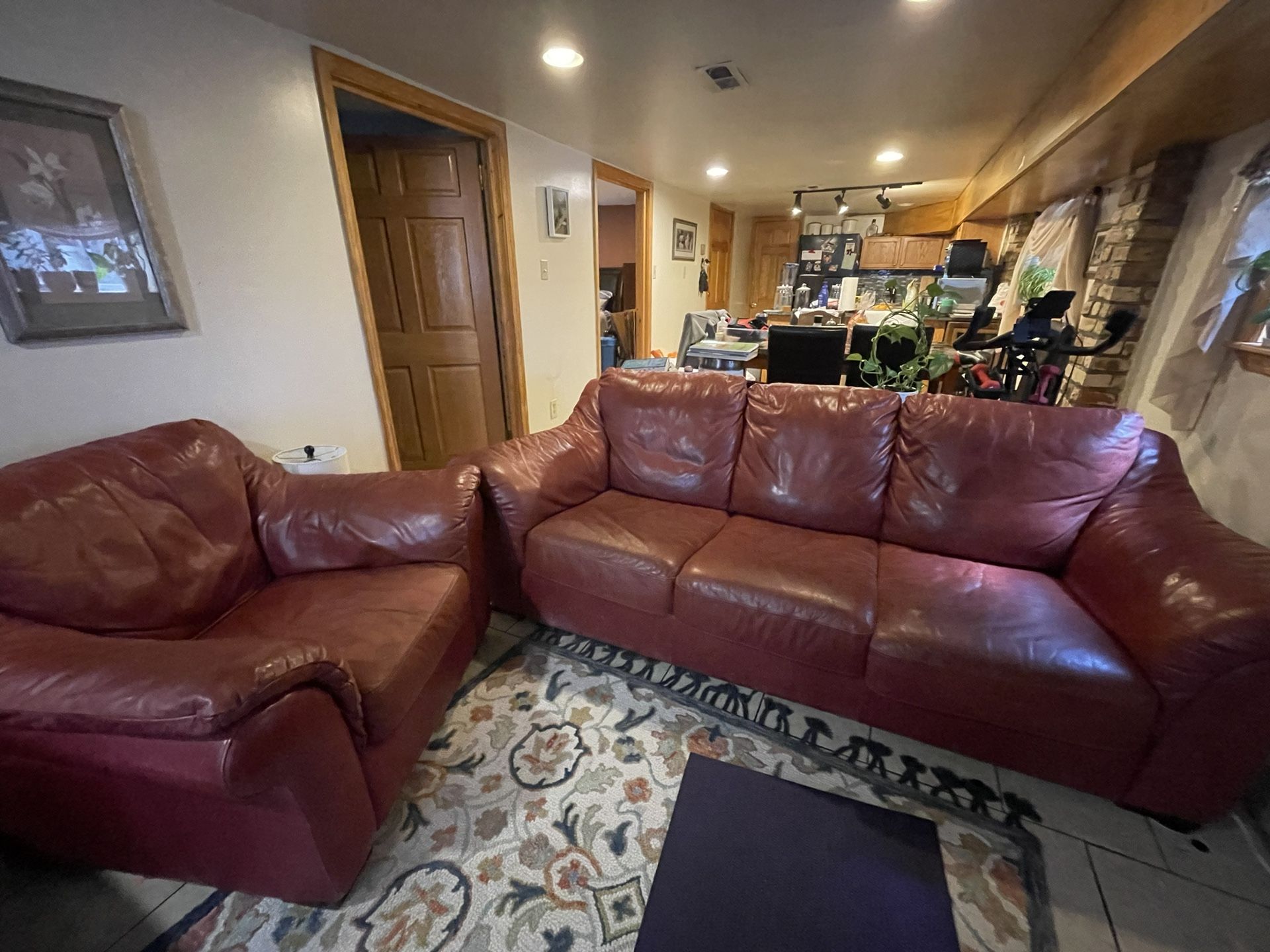 Leather Sofa Bed And Chair