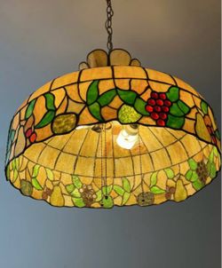 Antique Tiffany Style Chandelier