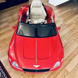 Bentley Electric Battery Car 