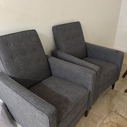 Gray Recliner Chairs 