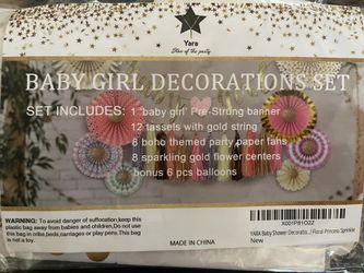 Baby Girl Decoration set