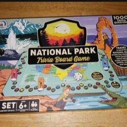 National Park Trivia Board Game *NEW  $5*