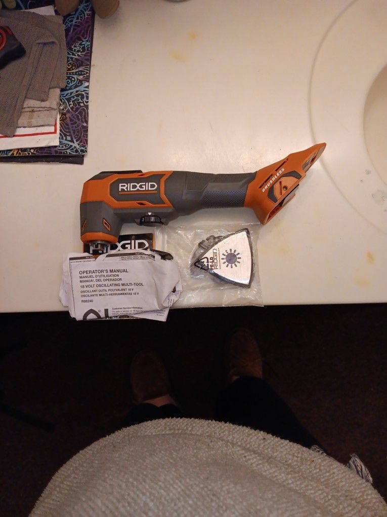 Ridgid 18v Oscillating Multi-Tool NEW UNUSED