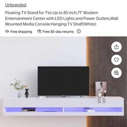 Black Floating Tv Shelf